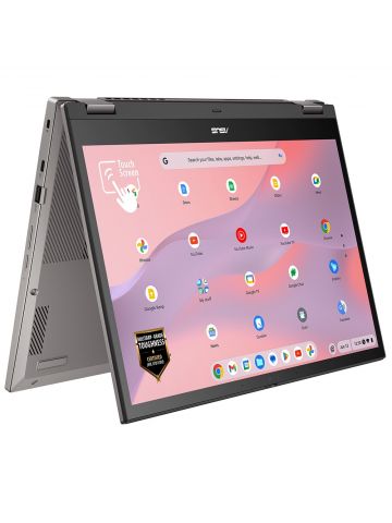 ASUS Chromebook CM3401FFA-LZ0199 AMD Ryzen™ 5 7520C 35.6 cm (14") Touchscreen WUXGA 8 GB LPDDR5-SDRAM 256 GB SSD Wi-Fi 6 (802.11ax) ChromeOS Grey