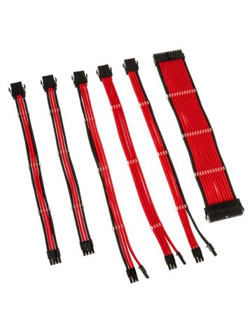 Kolink Core Adept Braided Cable Extension Kit - Red