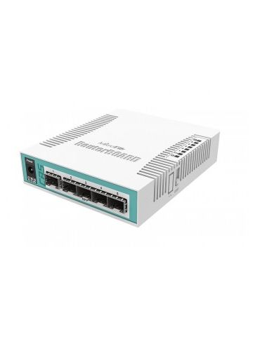 Mikrotik CRS106-1C-5S network switch Gigabit Ethernet (10/100/1000) White Power over Ethernet (PoE)