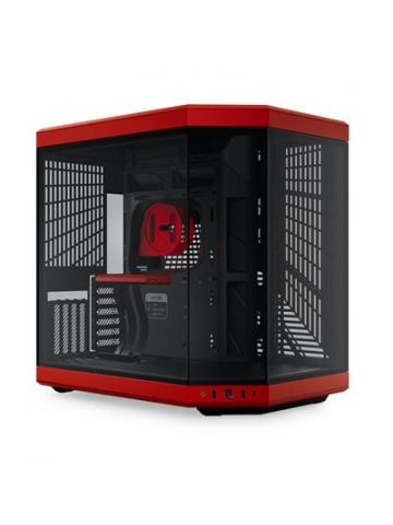 HYTE Y70 Dual Chamber Mid-Tower ATX Case - Red/Black