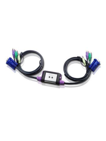 Aten CS62A KVM switch Black