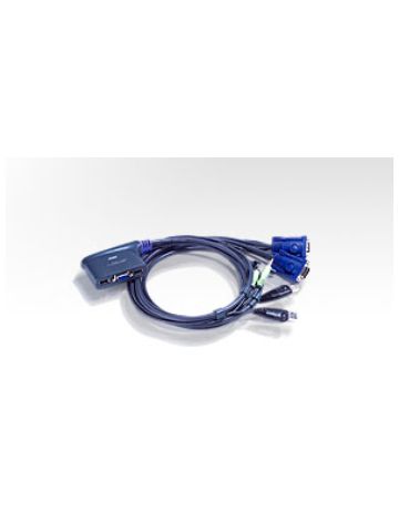 Aten 2-Port USB KVM switch Blue