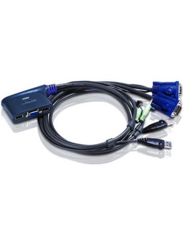 Aten CS62US KVM switch Black