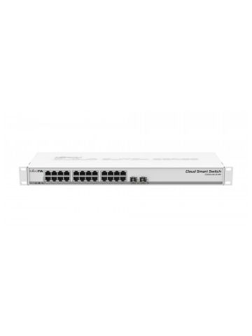 Mikrotik CSS326-24G-2S+RM network switch Managed Gigabit Ethernet (10/100/1000) White 1U Power over Ethernet (PoE)