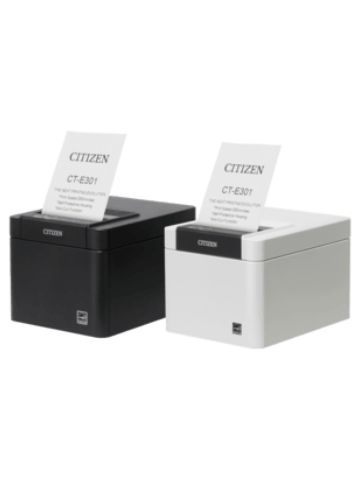 Citizen CT-E301, USB, 8 dots/mm (203 dpi), cutter, white
