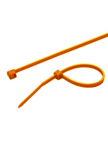 Cablenet Cabletie 2.5mm x 100mm Orange (PK 100)