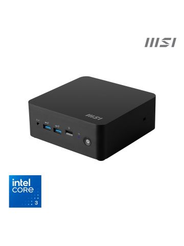 MSI Cubi NUC 1M Intel Core 3 100U (14th Gen) Barebone, NUC, SFF, Mini Computer, HTPC, (NO RAM, NO Storage, NO OS), UHD Graphics/DDR5/Dual ThunderBolt 4/Dual HDMI/Dual LAN/WiFi 6E/BT 5.3/VESA