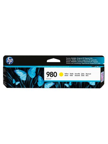 HP D8J09A/980 Ink cartridge yellow, 6.6K pages ISO/IEC 24711 83ml for HP OfficeJet X 555