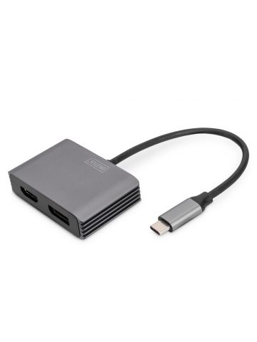 Digitus USB Type-C™ 4K 2-in-1 DisplayPort + HDMI Graphics Adapter