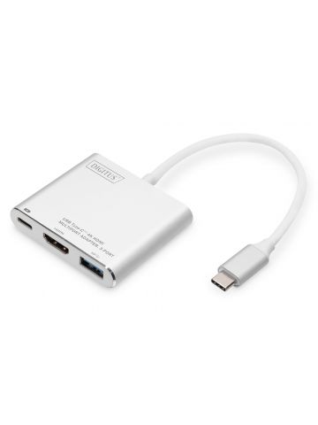 Digitus USB Type-C™ 4K HDMI Multiport Adapter, 3-Port