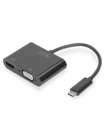 Digitus USB Type-C™ - HDMI + VGA Adapter