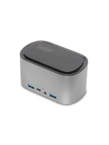 Digitus DA-70889 notebook dock/port replicator Wired USB 3.2 Gen 1 (3.1 Gen 1) Type-C Aluminium, Bla