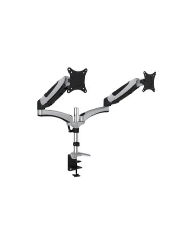 Digitus DA-90353 monitor mount / stand 68.6 cm (27") Clamp Black,Silver