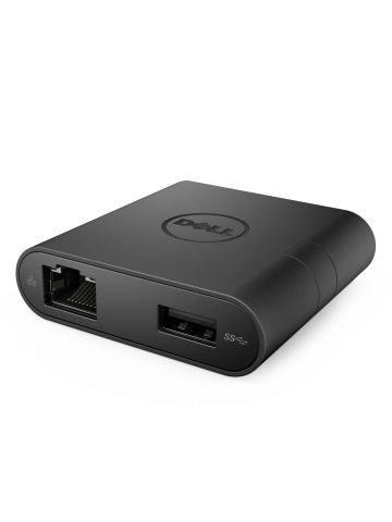 DELL USB-C - HDMI / VGA / Ethernet / USB 3.0, Black