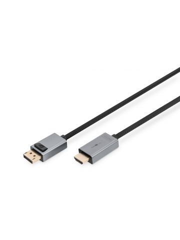 Digitus 4K DisplayPort Adapter Cable, DP - HDMI Type A