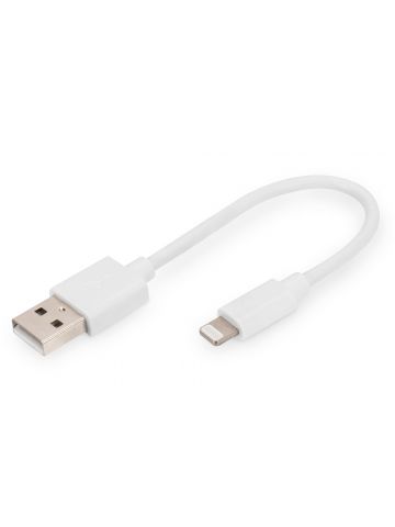 Digitus Lightning to USB-A data/charging cable, MFI-certified