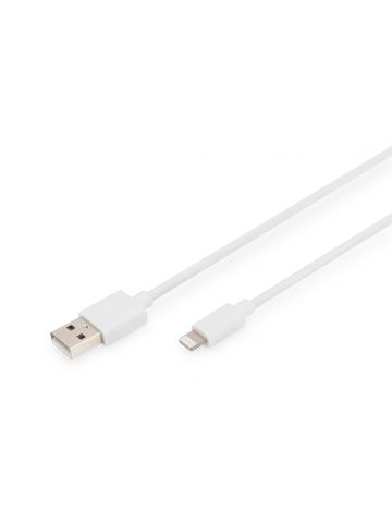 Digitus Lightning to USB A data/charging cable, MFI-certified