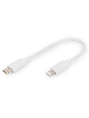 Digitus Lightning to USB-C data/charging cable, MFI-certified