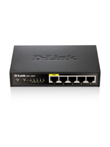 D-Link 5-Port Fast Ethernet PoE Unmanaged Desktop Switch