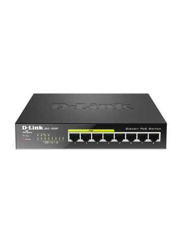 D-Link 8-Port Gigabit PoE Unmanaged Desktop Switch