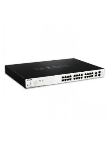 D-Link DGS-1100-26MP network switch Managed L2 Gigabit Ethernet (10/100/1000) Black 1U Power over Ethernet (PoE)