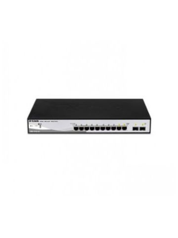 D-Link DGS-1210-10 network switch Managed L2 Gigabit Ethernet (10/100/1000) Black,Grey 1U