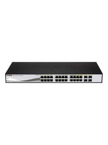 D-Link DGS-1210-24P network switch L2 Gigabit Ethernet (10/100/1000) Black