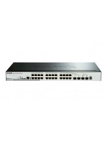 D-Link DGS-1510-28P network switch Managed L3 Gigabit Ethernet (10/100/1000) Black Power over Ethernet (PoE)