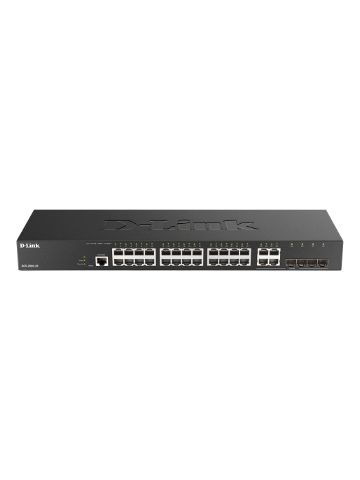 D-Link DGS-2000-28 network switch Managed L2/L3 Gigabit Ethernet (10/100/1000) 1U Black