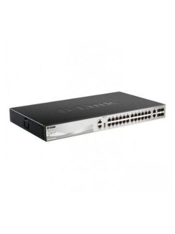 D-Link DGS-3130-30TS Managed L3 Gigabit Ethernet (10/100/1000) Black,Grey