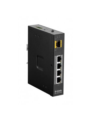 D-Link DIS‑100G‑5PSW Unmanaged L2 Gigabit Ethernet (10/100/1000) Black Power over Ethernet (PoE)