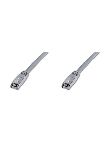 Digitus CAT 6, S-FTP, AWG 26/7, 1 m networking cable Grey Cat6 S/FTP (S-STP)