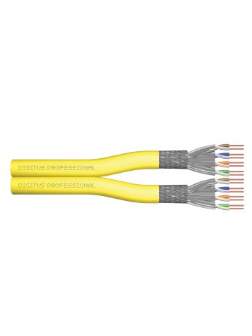 Digitus Cat.7A S/FTP, installation cable, 500 m, duplex, Dca-s1a d1 a1