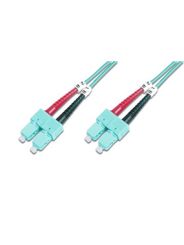 Digitus Fiber Optic Multimode Patch Cord, OM 3, SC / SC