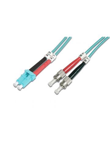 Digitus Fiber Optic Multimode Patch Cord, OM 3, LC / ST