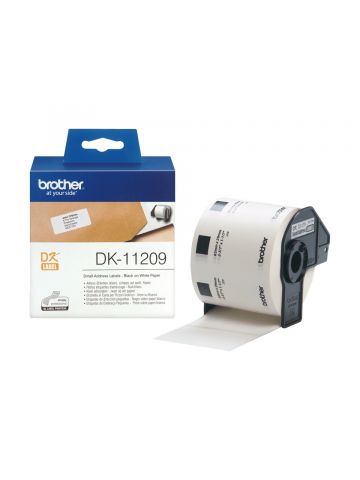 Brother DK-11209 DirectLabel Etikettes 29mm x 62mm 800 for Brother P-Touch QL/700/800/QL 12-102mm/QL 12-103.6mm