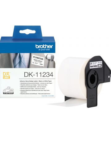 Brother DK-11234 DirectLabel Etikettes white 60mm x 86m 260 pcs for Brother P-Touch QL/700/800/QL 12-102mm/QL 12-103.6mm