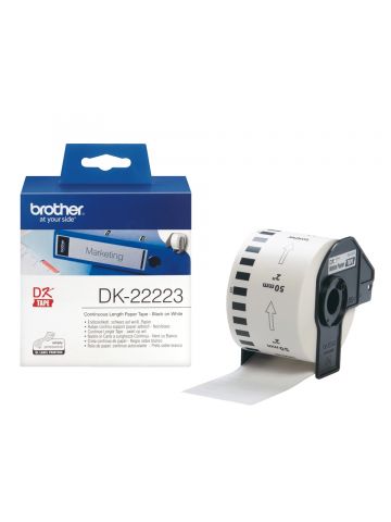 Brother DK-22223 DirectLabel Etikettes white 50mm x 30,48m for Brother P-Touch QL/700/800/QL 12-102mm/QL 12-103.6mm