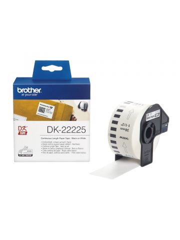 Brother DK-22225 DirectLabel Etikettes white 38mm x 30,48m for Brother P-Touch QL/700/800/QL 12-102mm/QL 12-103.6mm