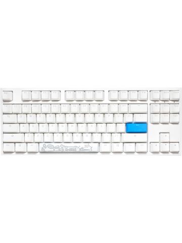 Ducky One 2 RGB TKL keyboard USB UK English White