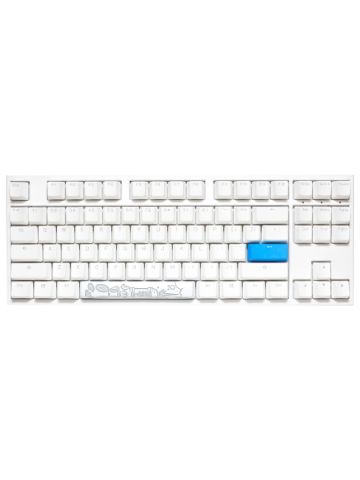 Ducky One 2 RGB TKL keyboard USB UK English White