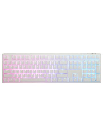 Ducky One3 Pure White Full keyboard USB UK English