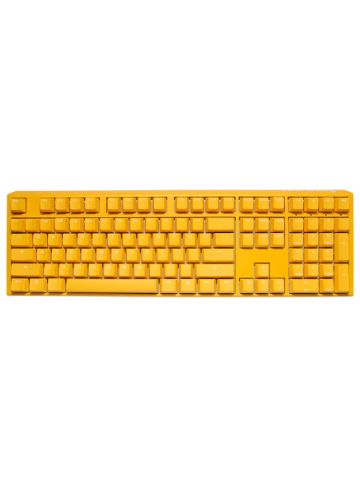 Ducky One 3 keyboard USB UK International Yellow