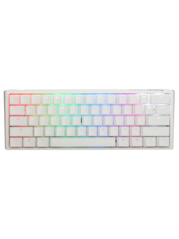 Ducky One3 Pure White Mini keyboard USB UK English