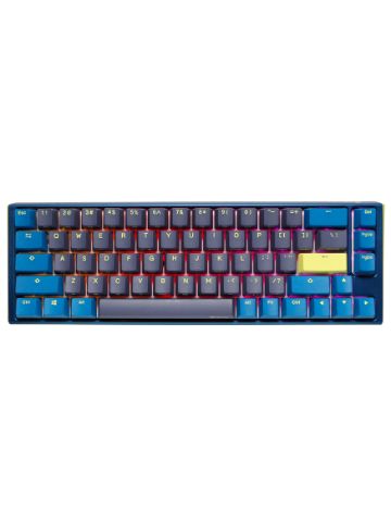 Ducky One3 Daybreak SF keyboard USB UK English Blue, Yellow, Grey