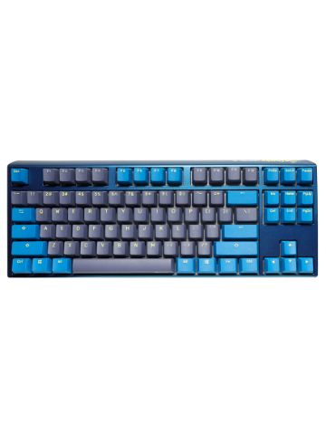 Ducky One3 Daybreak TKL keyboard USB UK English Blue, Yellow, Grey