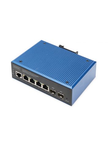 Digitus Industrial 4+2 port L2 managed Gigabit Ethernet PoE switch