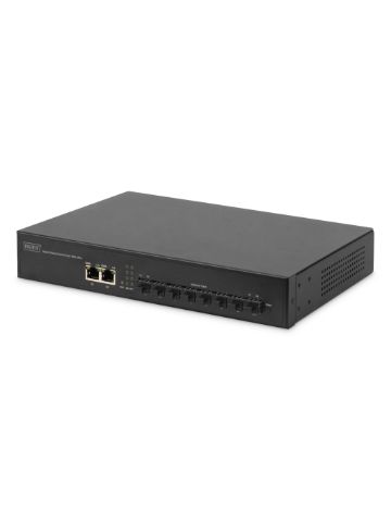 Digitus DN-80116 network switch Managed Gigabit Ethernet (10/100/1000) Black 1U