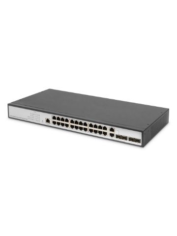 Digitus DN-80221-3 network switch Managed L2 Gigabit Ethernet (10/100/1000) Black, Grey