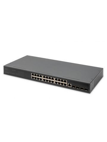 Digitus 24 Port 10/100/1000 + 4SFP+ UPLINK Switch, 19", L2+ Features